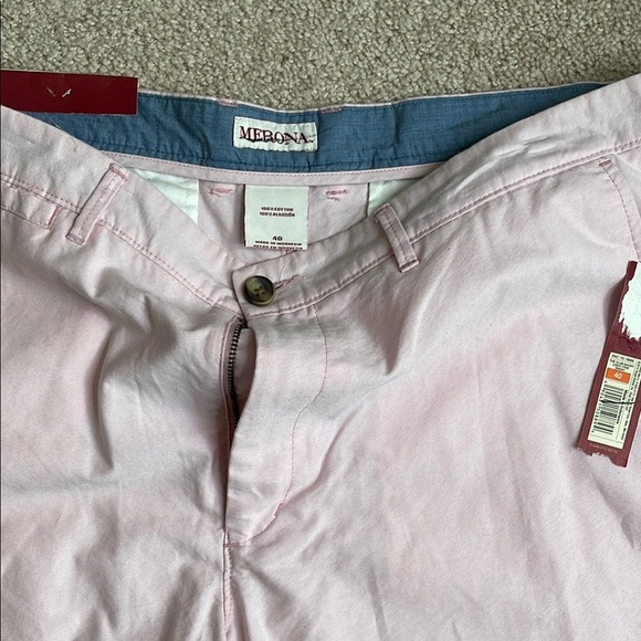 Merona Pink Flat Front Tailored Shorts - Picture 2 of 3